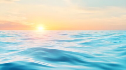 Obraz premium Ocean Sunset Waves