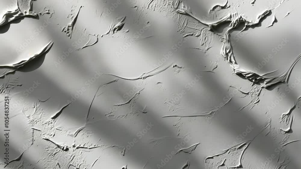 Aufkleber a textured wall with a gray finish is illuminated by sunlight creating interesting shadows