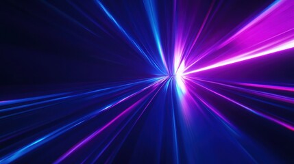 Obraz premium Abstract Speed Lines with Blue and Pink Lights