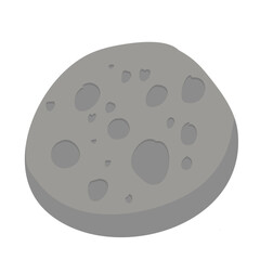 Vector meteor asteroid comet