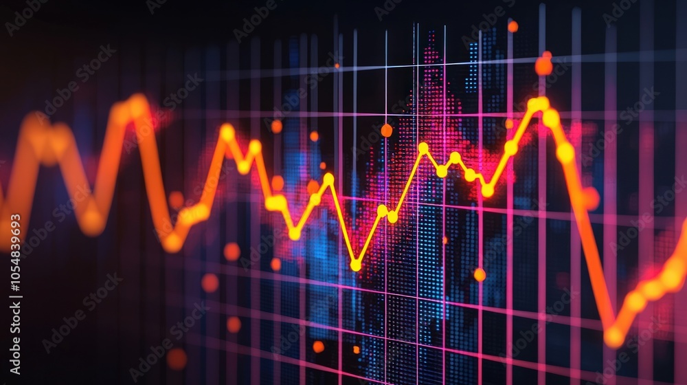 Poster analyzing market trends a deep dive into data visualization techniques and their impact on business 