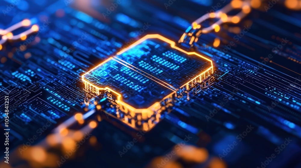 Poster exploring the intersection of technology and digital innovation in modern systems