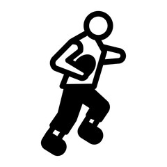 american football glyph style