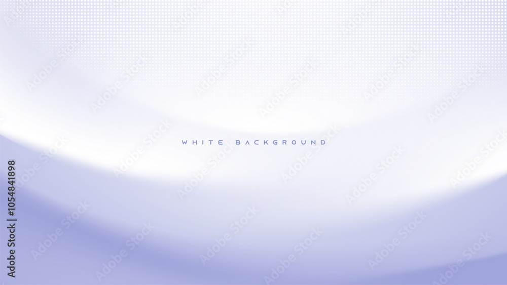 Poster abstract white wavy light and shadow shape background design vector
