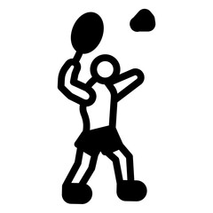 badminton glyph style
