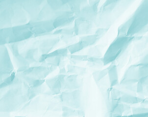 Obraz premium Blue abstract background paper crumpled crease wallpaper rough art scrapbook, card cosmetic product or business finance, template empty vintage wallpaper summer travel, texture sheet wrinkled.