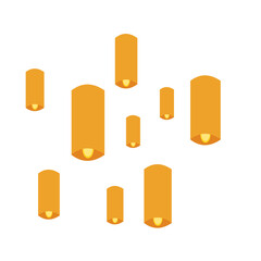 Diwali latern vector