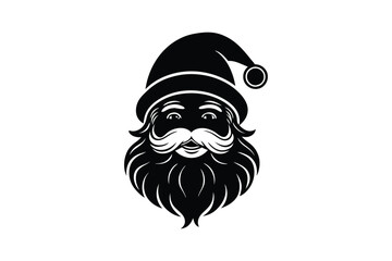 Bold Black Cartoon Man Illustration Vector Minimalist Character Design with Stylish Outline and Playful Expression