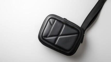 Sleek and stylish black leather bag perfect for everyday use and travel needs