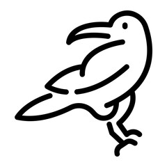 bird Line Icon