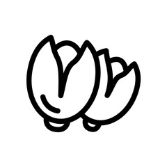 pistachio outline style