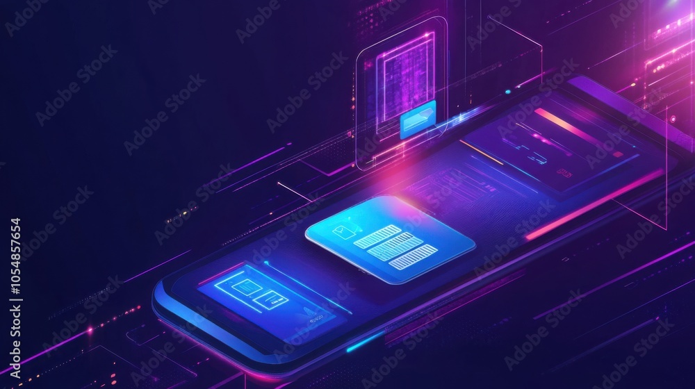 Aufkleber mobile payment gateway vector, illustrating digital payment methods and secure transaction icons