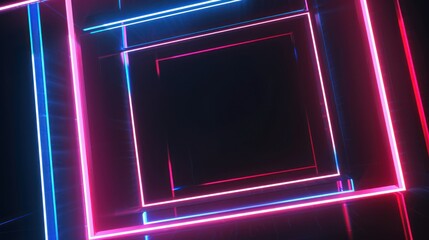 Neon Lights Abstract Background