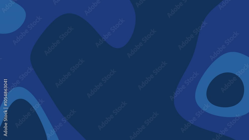 Poster blue abstract background with fluid shapes and curves for modern design projects, presentations, web