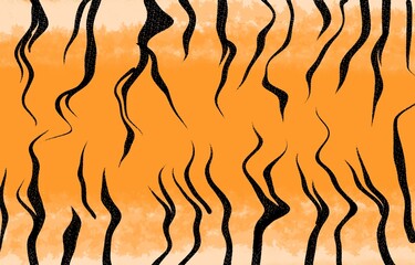 pattern with tiger