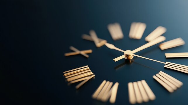 A clock face with its hands moving backwards, creating a reverse tempo, symbolizing the non linear nature of time perception.
