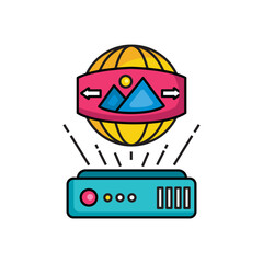 Holographic Image Icon