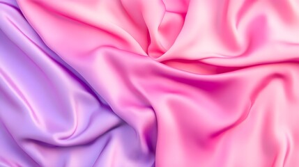 Obraz premium Abstract Pink Purple Silk Fabric