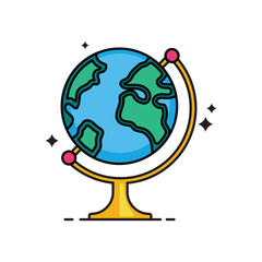 Table Globe Icon