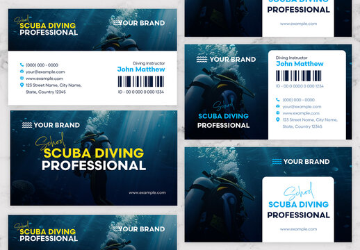 Blue And White BusinessCard