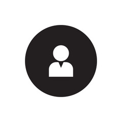 profile icon user people outline person vector symbol 