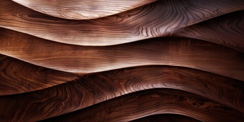 Abstract Wavy Wooden Background Texture.