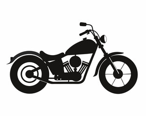 Chopper motorcycle silhouette,Chopper  bike,Chopper motorbike silhouette