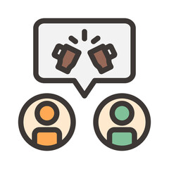 people talk filled style