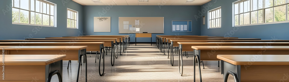 Poster automated education administration efficient school administrators managing student records schedule