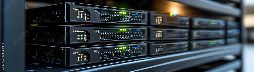 Poster extreme close up cloud data server components | intricate circuits microchips technology | precision