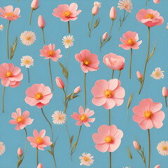 Image of glowing mushrooms in forest at twilight, created by artificial intelligence. Stock image.