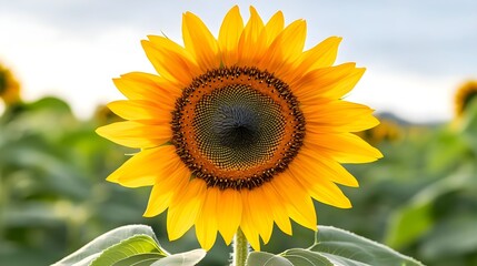 Obraz premium Close Up Sunflower Bloom