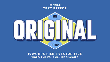 editable 3d original bold text effect.typhography logo