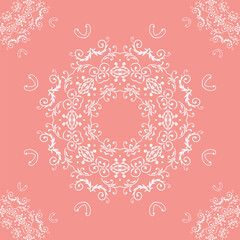 Damask Wallpaper Patterns Boho Geometric Pattern Wallpaper Folk Embroidery, Aztec Ornament Print. Design for Carpet, Wallpaper, Clothing, Wrapping, Fabric