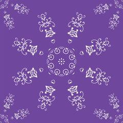 Damask Silk Sari Pattern Tribal Ethnic Pattern Folk Embroidery, Aztec Ornament Print. Design for Carpet, Wallpaper, Clothing, Wrapping, Fabric