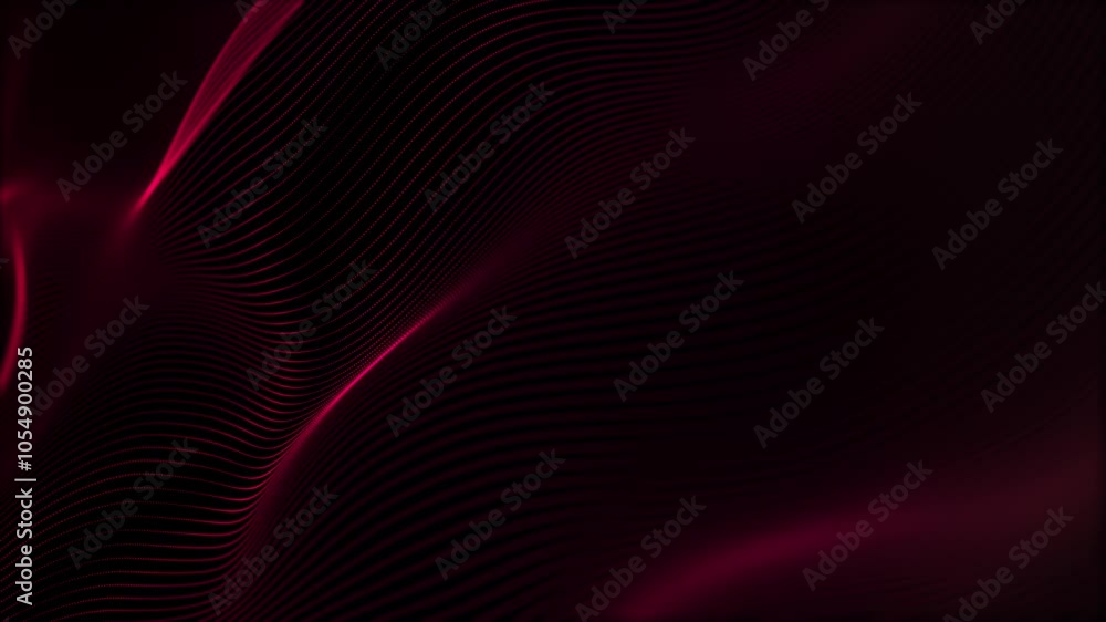 Poster a stunning and vibrant abstract background seamless loop featuring graceful flowing light patterns