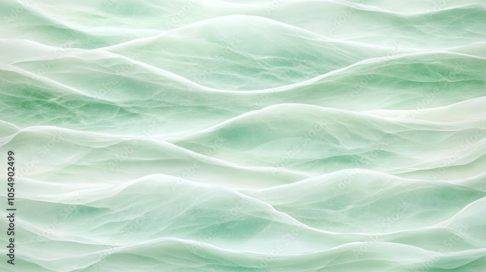 Poster abstract green and white wave pattern background design for modern minimalist projects