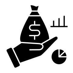 Cost of living icon, Bussines planning 