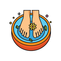 Detox Foot Bath Icon