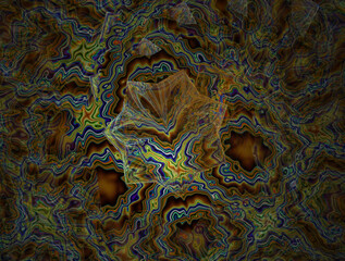 Imaginatory fractal abstract background Image