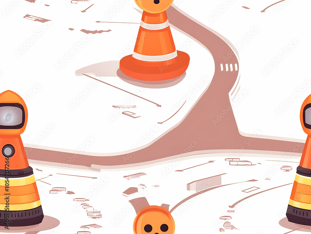 Poster flat intelligent traffic management system macro shot, real time traffic data analysis, intelligent 