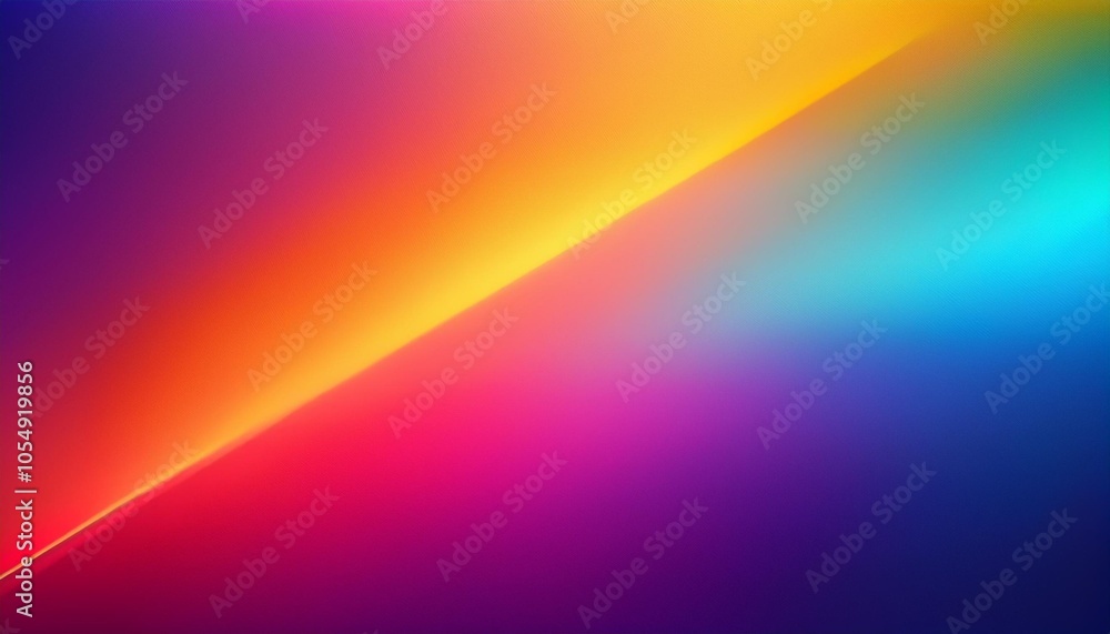 Poster vibrant, abstract color gradient with smooth transitions, creating an ethereal and energetic atmosph