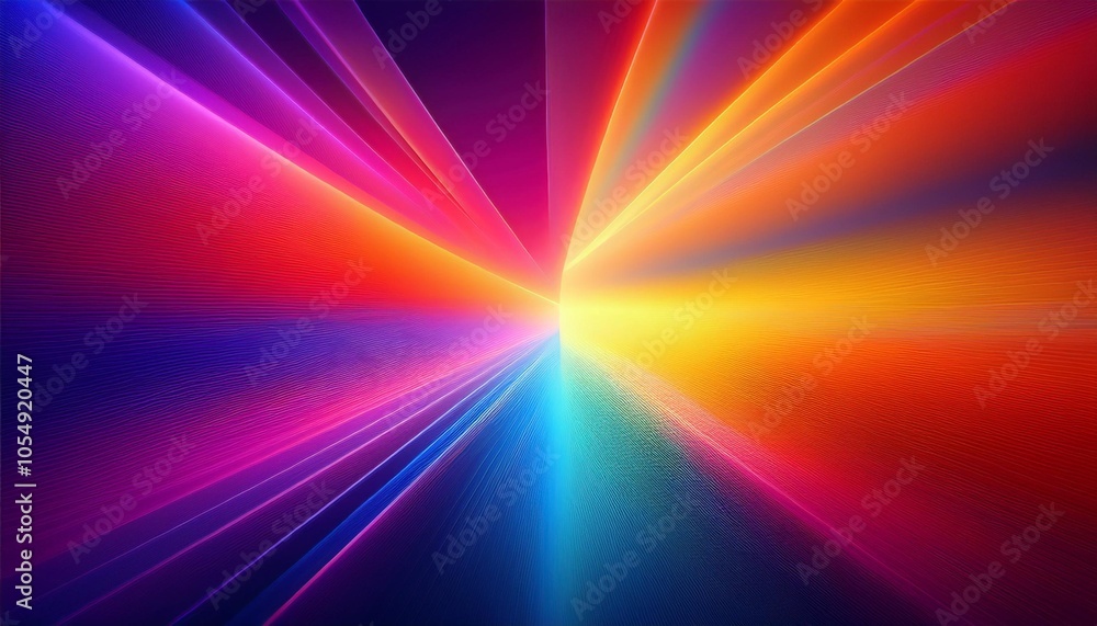 Poster vibrant, abstract color gradient with smooth transitions, perfect for any modern design project