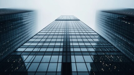 Modern Architectural Design with High Contrast and Light