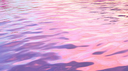 Radiant light ripples on water surface