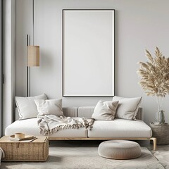 modern living room with sofa
