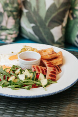 Delicious and fresh desserts for tea