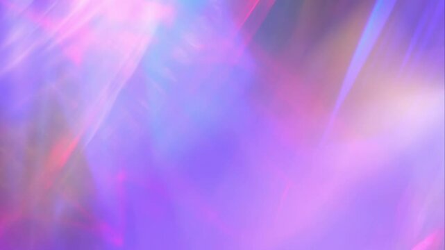 Neon purple, viva magenta, hot pink and dark blue colors ights. Optical Crystal Prism Flare Beams. Lights background or overlay. A magical background for Christmas