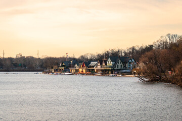 Schuylkill River, Philadelphia, Sunset