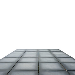 Fototapeta premium Grey Paving Slabs On Transparent Background 